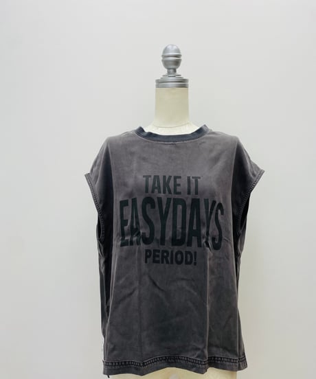 テンセルフレンチスリーブTシャツ