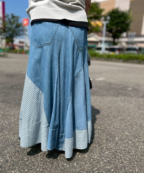 エアデニム パネルスカート