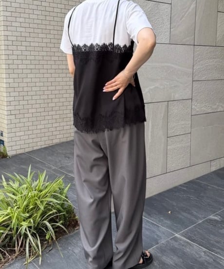 レースキャミTシャツ