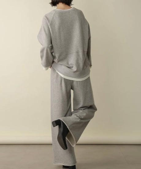 レイヤードプルオーバー＆カーブパンツ ※上下別売り