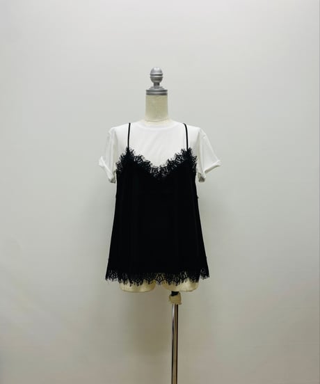 レースキャミTシャツ