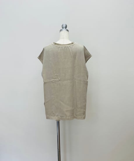 テンセルフレンチスリーブTシャツ