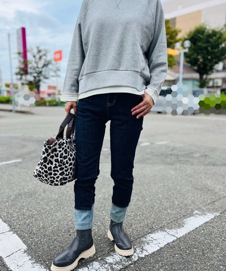 レイヤードプルオーバー＆カーブパンツ ※上下別売り
