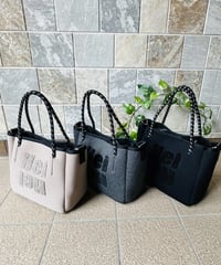 ボアロゴトートバッグ