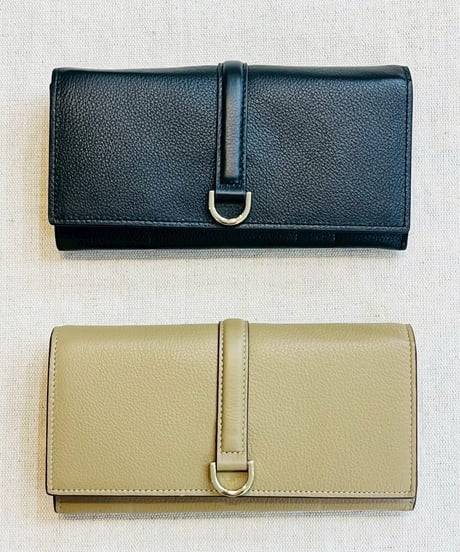 ソフトレザー ベルトデザイン長財布