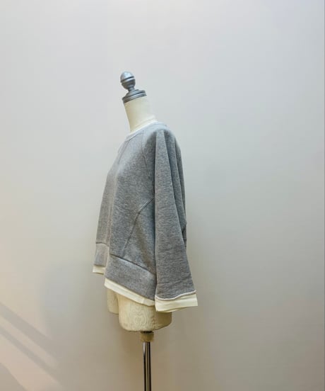 レイヤードプルオーバー＆カーブパンツ ※上下別売り