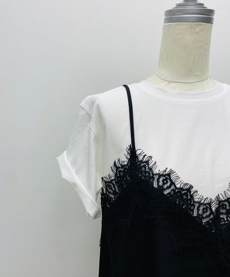 レースキャミTシャツ
