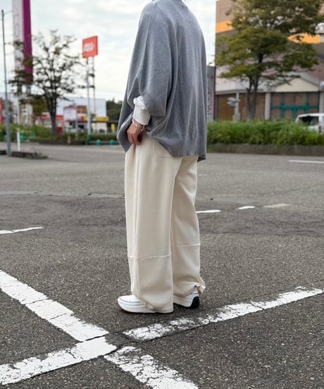 綿ニット ハイネックドルマン