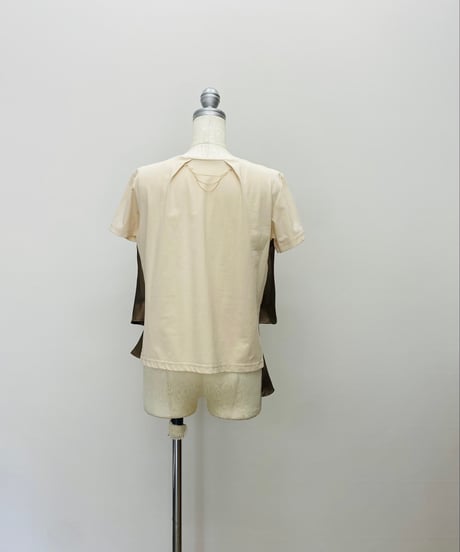 ティアードキャミ ドッキングTシャツ