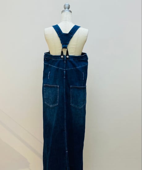 マキシタイト サロペットスカート