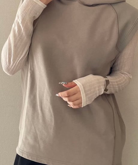 フレンチスリーブパーカー