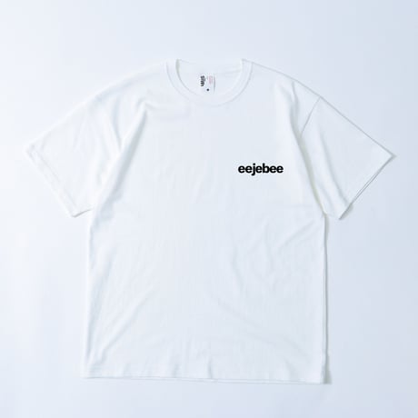 eejebee PlainE  TEE "JAPAN MADE" / WHITE