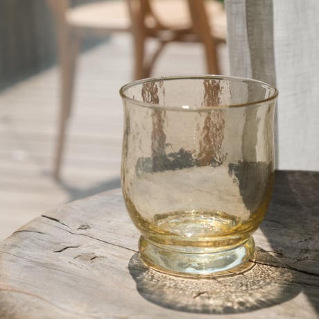 Yellow Glass Tumbler