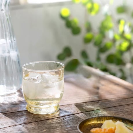 Yellow Glass Tumbler