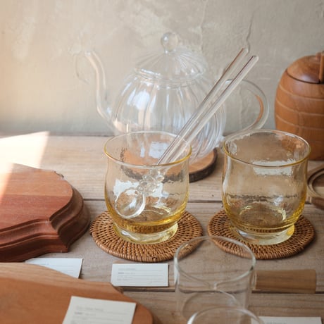 Yellow Glass Tumbler