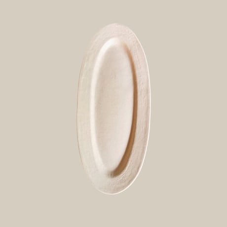 ceramica LABORATORY / Oval Plate ( WH )