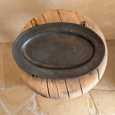 ceramica LABORATORY /   Oval plate Black