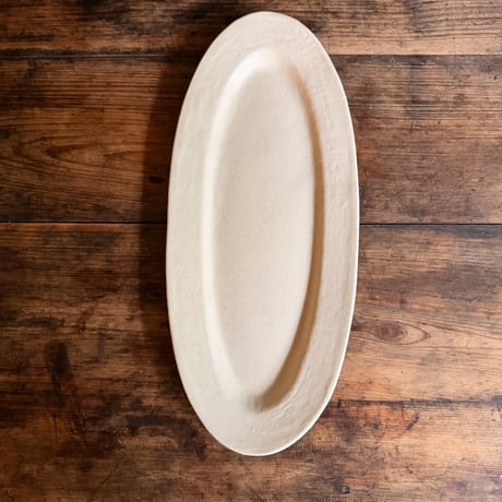 ceramica LABORATORY / Oval Plate ( WH )
