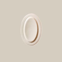 ceramica LABORATORY / Oval Plate S ( WH )