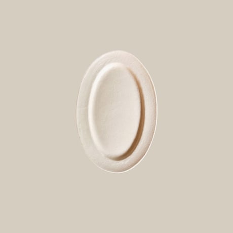 ceramica LABORATORY / Oval Plate S ( WH )