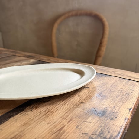 ceramica LABORATORY / Oval Plate S ( WH )