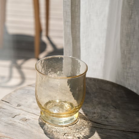 Yellow Glass Tumbler