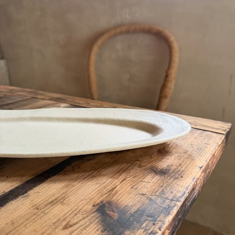 ceramica LABORATORY / Oval Plate ( WH )