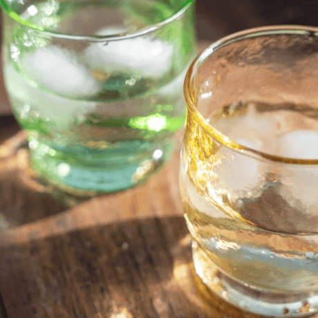 Yellow Glass Tumbler