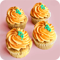 カップケーキセット(パンプキン※10月限定商品)4個セット