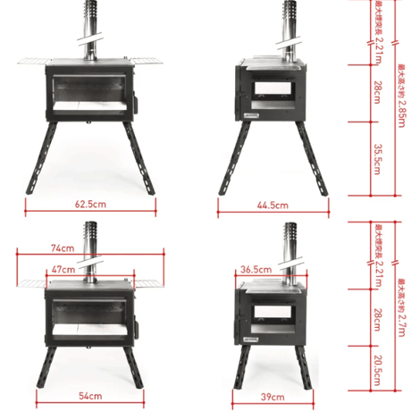 【Mt.SUMI（マウントスミ）】アウトドア薪ストーブ オーラ FG / Woodstove AURA FG （オーラ FG）
