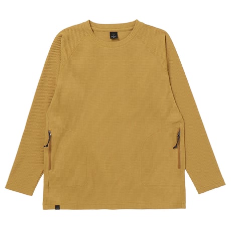 【AXESQUIN（アクシーズクイン）】Waffle LS Tee（ワッフルロングスリーブT）