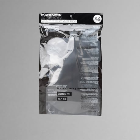 【EVERNEW（エバニュー）】Water carry 2000ml Grey（ウォーターキャリー 2000ml グレー）