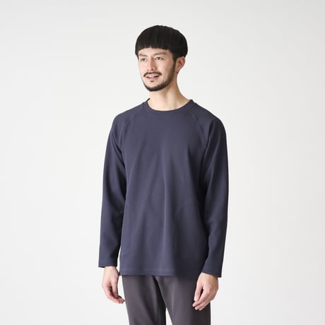 【AXESQUIN（アクシーズクイン）】Waffle LS Tee（ワッフルロングスリーブT）