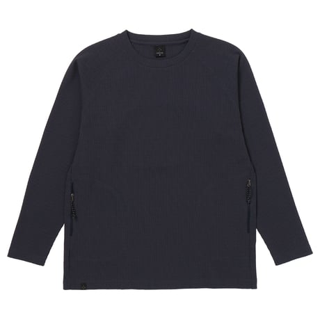 【AXESQUIN（アクシーズクイン）】Waffle LS Tee（ワッフルロングスリーブT）