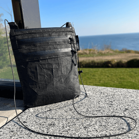 【LITEWAY（ライトウェイ）】TRAVEL WALLET ULTRA / Black（トラベルウォレット ウルトラ ブラック）