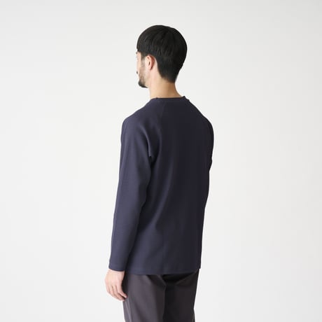 【AXESQUIN（アクシーズクイン）】Waffle LS Tee（ワッフルロングスリーブT）