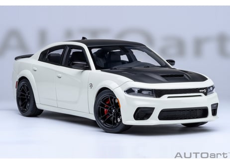 AUTOart 1/18　ダッジ チャージャー SRT ヘルキャット レッドアイ ジェイルブレイク （ホワイト／マットブラック ＜KNUCKLE WHITE＞）　71751