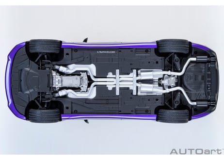 AUTOart 1/18　ダッジ チャージャー スキャットパック ワイドボディ （パール・パープル ＜PLUM CRAZY＞）　71757