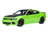 AUTOart 1/18　ダッジ チャージャー スキャットパック ワイドボディ （メタリック・ライムグリーン／マットブラック ＜SUBLIME＞）　71758