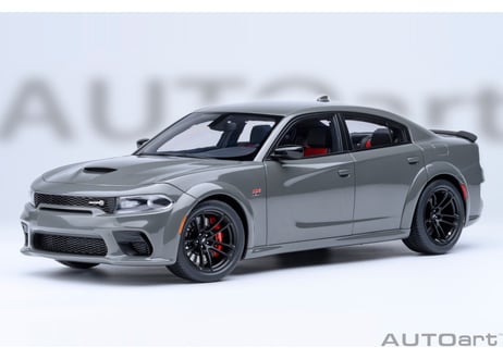 AUTOart 1/18　ダッジ チャージャー スキャットパック ワイドボディ （グレー ＜DESTROYER GREY＞）　71756