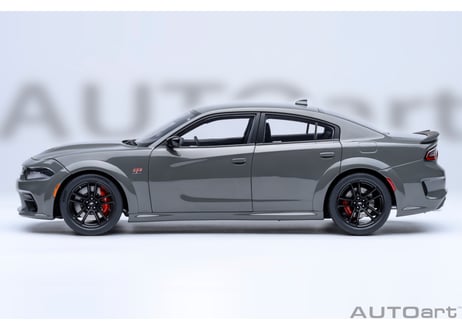 AUTOart 1/18　ダッジ チャージャー スキャットパック ワイドボディ （グレー ＜DESTROYER GREY＞）　71756