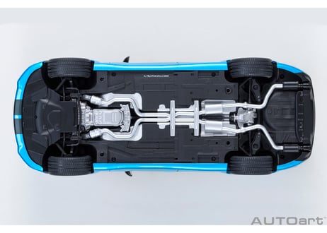 AUTOart 1/18　ダッジ チャージャー SRT ヘルキャット レッドアイ ジェイルブレイク （パール・ブルー／カーボンブラック・ストライプ ＜B5 BLUE＞）　71753