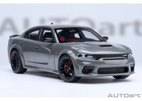AUTOart 1/18　ダッジ チャージャー スキャットパック ワイドボディ （グレー ＜DESTROYER GREY＞）　71756