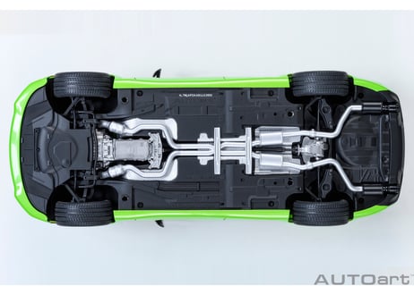 AUTOart 1/18　ダッジ チャージャー スキャットパック ワイドボディ （メタリック・ライムグリーン／マットブラック ＜SUBLIME＞）　71758