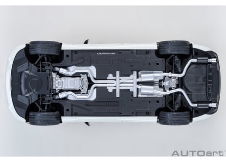 AUTOart 1/18　ダッジ チャージャー SRT ヘルキャット レッドアイ ジェイルブレイク （ホワイト／マットブラック ＜KNUCKLE WHITE＞）　71751