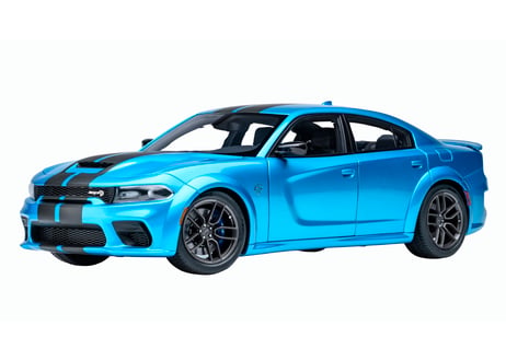 AUTOart 1/18　ダッジ チャージャー SRT ヘルキャット レッドアイ ジェイルブレイク （パール・ブルー／カーボンブラック・ストライプ ＜B5 BLUE＞）　71753