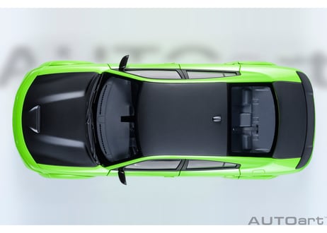 AUTOart 1/18　ダッジ チャージャー スキャットパック ワイドボディ （メタリック・ライムグリーン／マットブラック ＜SUBLIME＞）　71758