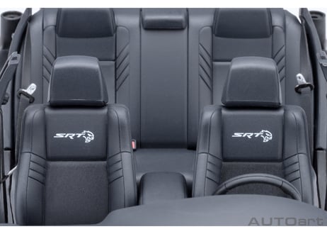 AUTOart 1/18　ダッジ チャージャー SRT ヘルキャット レッドアイ ジェイルブレイク （ホワイト／マットブラック ＜KNUCKLE WHITE＞）　71751