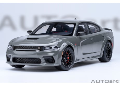 AUTOart 1/18　ダッジ チャージャー スキャットパック ワイドボディ （グレー ＜DESTROYER GREY＞）　71756