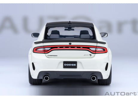 AUTOart 1/18　ダッジ チャージャー SRT ヘルキャット レッドアイ ジェイルブレイク （ホワイト／マットブラック ＜KNUCKLE WHITE＞）　71751